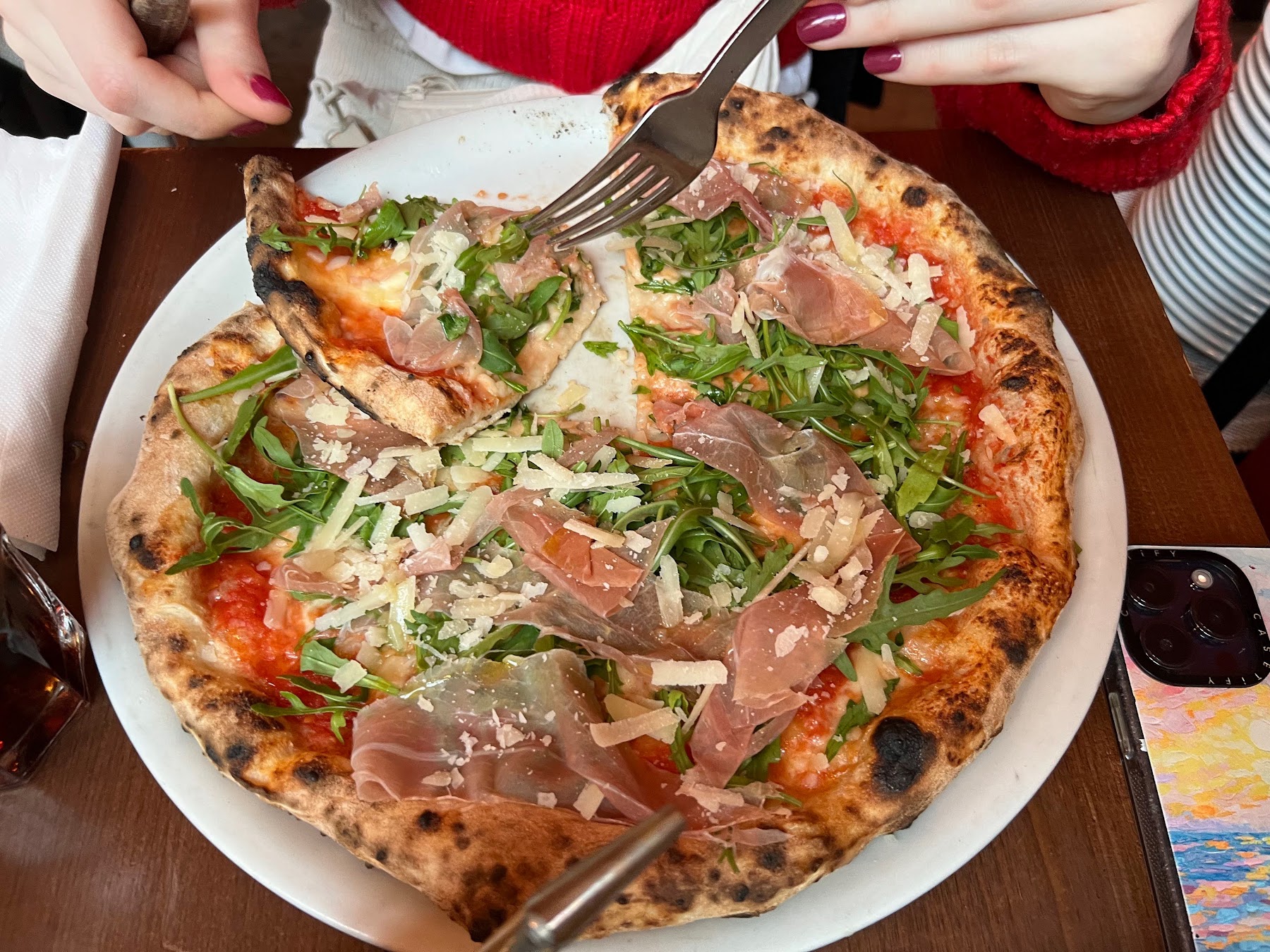 M’arrecreo Pizzeria from the kitchen