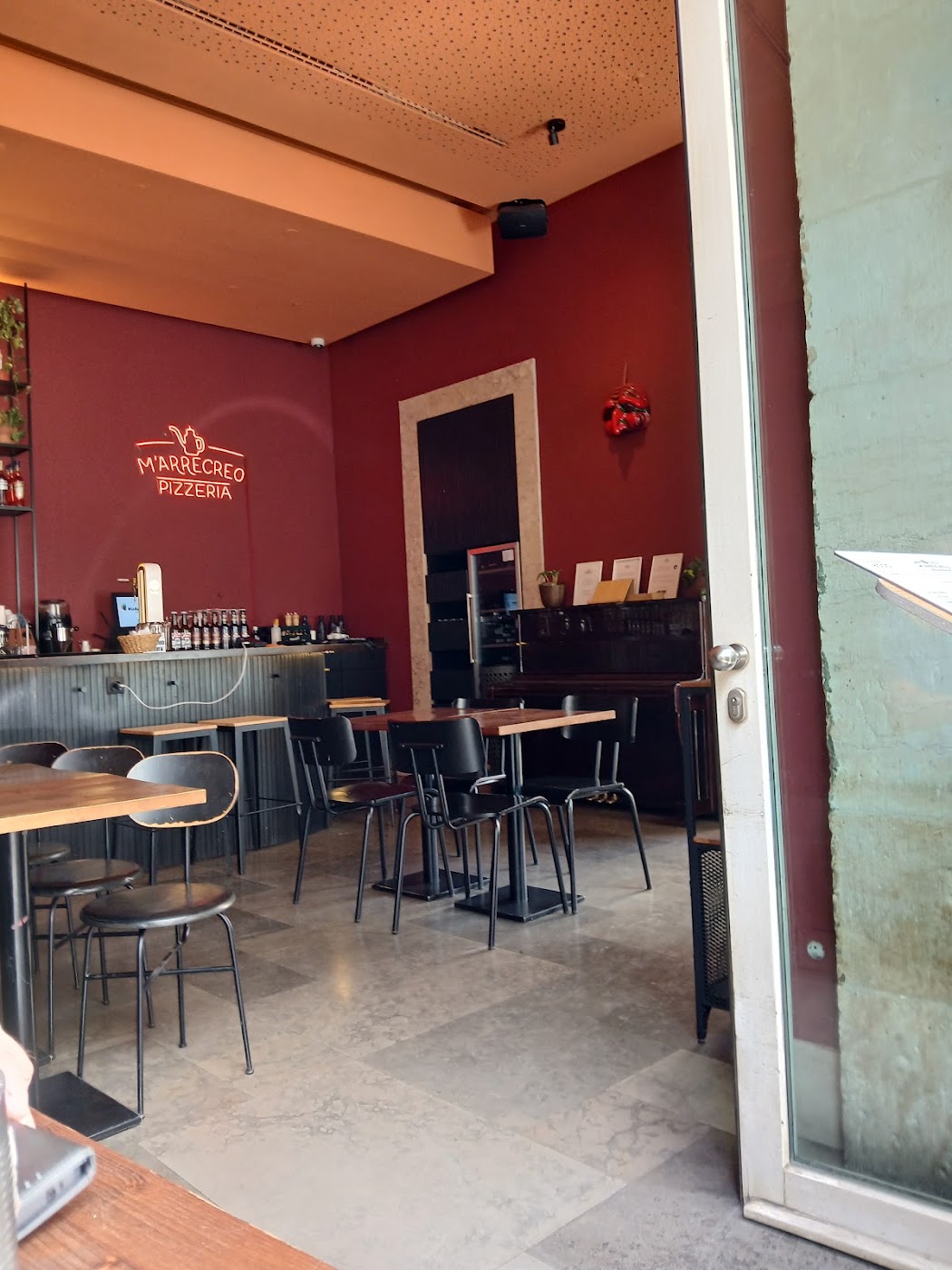 M’arrecreo Pizzeria from the kitchen